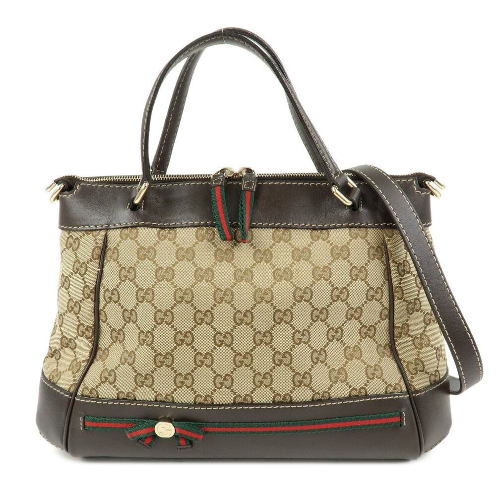Gucci Mayfair GG Supreme Handbag Brown